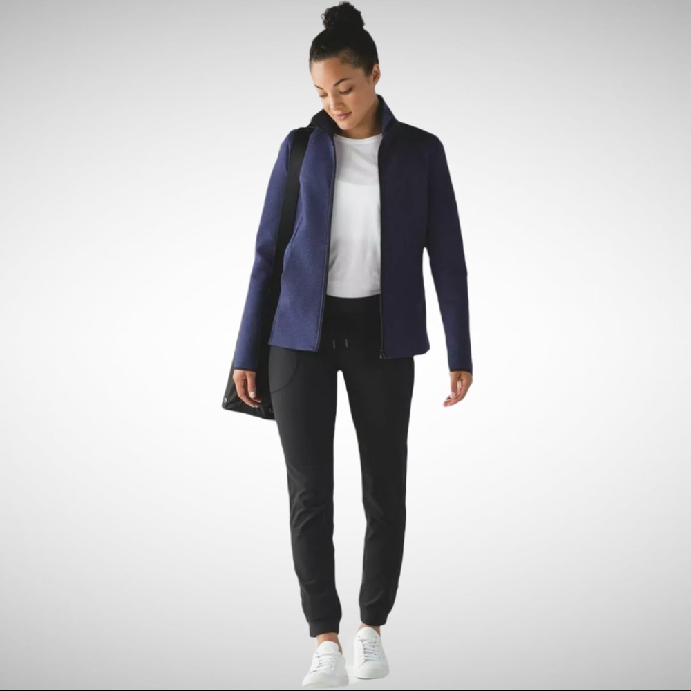 Lululemon InSculpt Heathered Deep Indigo Jacket 4 - Picture 3 of 6